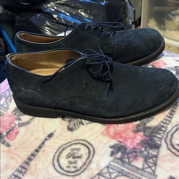 Tod\'s Dark Suede Men\'s Oxfords main image 4